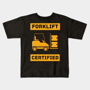 Forklift Certified Meme Kids T-Shirt